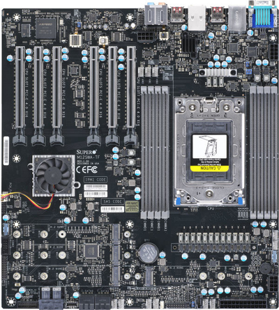 Pllakë amë Supermicro MBD-M12SWA-TF Socket sWRX8 Extended ATX