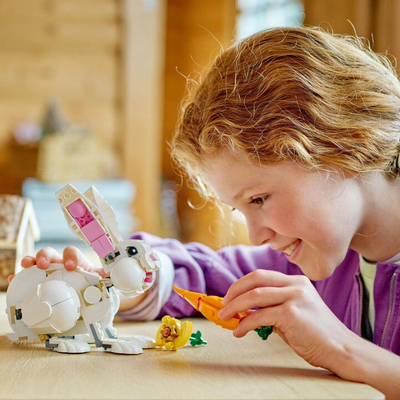 Set LEGO® Creator 31133 White Rabbit, 258 pjesë