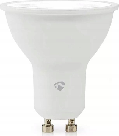 Llampë smart Nedis SmartLife RGB GU10 Zigbee 3.0, e bardhë me ngjyra nga të gjitha