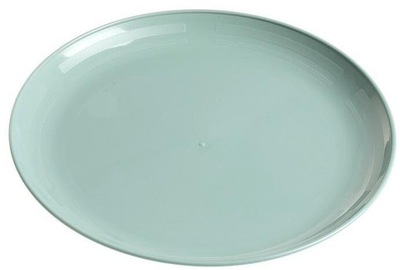 Pjatë e sheshtë plastike Okko Large, 23cm, jeshile mint