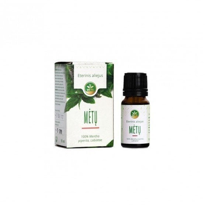 Vaj esencial META Mėtų, mente aromatike, 10ml, transparent