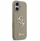 Mbulesë telefoni Guess 4G Silicone Script Big Metal Logo për Apple iPhone 17, kompatibile MagSafe, kafe
