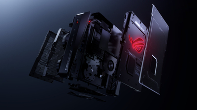 Mini PC gaming ASUS NUC 15 ROG, Core Ultra 9, RTX 5080, 32GB RAM, 2TB SSD, i zi
