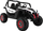 Makinë elektrike për fëmijë SuperStar Buggy 4x4 PA XMX-603, 2 ulëse, terren i pafavorshëm, e bardhë