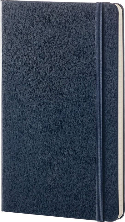 Bllok shënimesh Moleskine Classic, L 13x21cm, faqe me katrorë, i zi