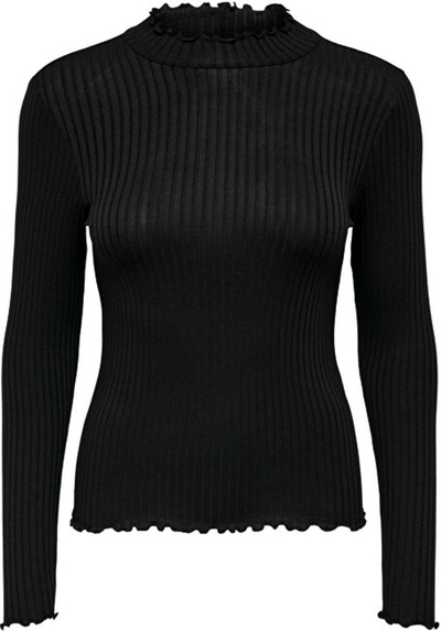 Bluzë Jacqueline de Yong JDYFRANSISKA Stretch Fit 15228065, e zezë