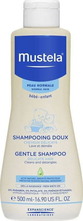 Shampo e butë Mustela Gentle Shampoo, 500ml, për lëkurë të ndjeshme