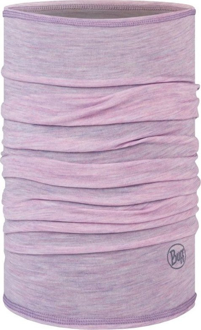 Shall multifunksional Buff Merino Lightweight, lesh merino 100%, lila sand