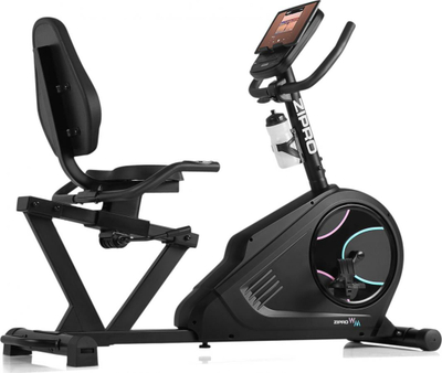 Biçikletë fitnesi Zipro iConsole +, horizontale, elektromagnetike, e zezë