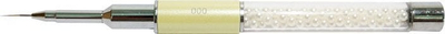 Furçë për nail art Osom Professional Pure Kolinsky Round White Pearl N0760PG000, madhësia 000, e verdhë