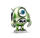 Aksesor për byzylyk Pandora Disney Pixar Mike Wazowski 792754C01, i gjelbër