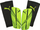 Mbrojtëse këmbe futbolli Puma Attacanto Sleeve 030887 04, me mëngë elastike, jeshile neon me të zezë