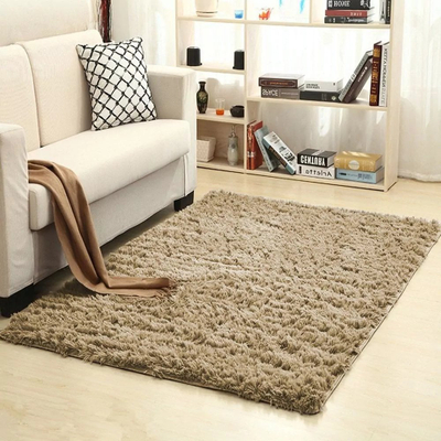 Tapet Thick Soft Plush Shaggy Rug, 60x90 cm, CappuccinoCamel