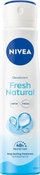 Deodorant spraj Nivea Fresh Natural, për gra, 48 orë, pa alumin