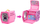 Set lodër Barbie Chelsea Puppy Carrier, kukull Chelsea, qenush dhe aksesorë
