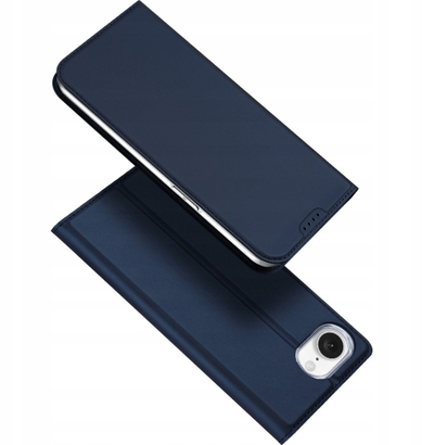 Mbulesë telefoni Dux Ducis Business Folio, për iPhone SE 2025 iPhone 16e, me xhep karte, blu