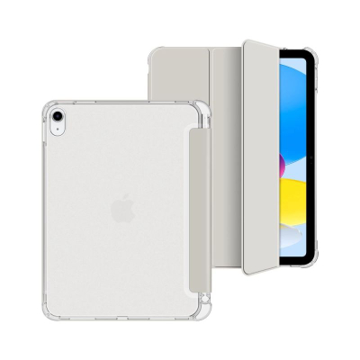 Kuti mbrojtëse Tech-Protect SC Pen Hybrid për iPad 10.9" 2022, me mbajtës për stilolaps, transparente, ngjyrë argjendi