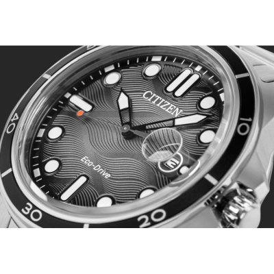 Orë dore Citizen Sporty Marine AW1816-89E, Eco-Drive, çelik inoks, argjend