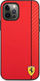 Mbulesë telefoni Ferrari On Track, për iPhone 12 Pro Max, lëkurë, e kuqe