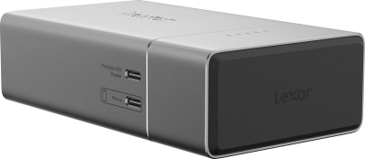 Читач на картички Lexar Professional Workflow Go, USB, компактен, црн