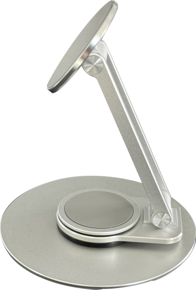 Mbajtëse telefoni Vision MagSafe Turntable, alumini, që rrotullohet, gri