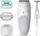Epilator Braun Silk épil Series 5 5 825, me rrymë, 28 pinceta, i bardhë argjendtë