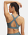 Bust sportiv Under Armour Crossback Mid, mbështetje mesatare, për femra, blu jaspis