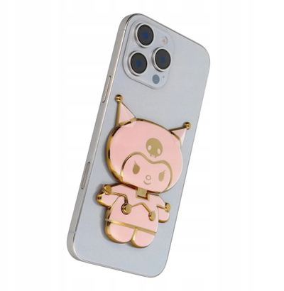 Mbajtëse telefoni Phone Stand Doll me ngjitës, rozë