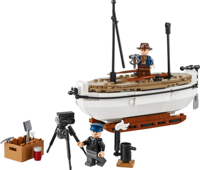 Lodër ndërtimi LEGO Icons Shackleton’s Lifeboat 40729, set koleksionues, shumëngjyrësh