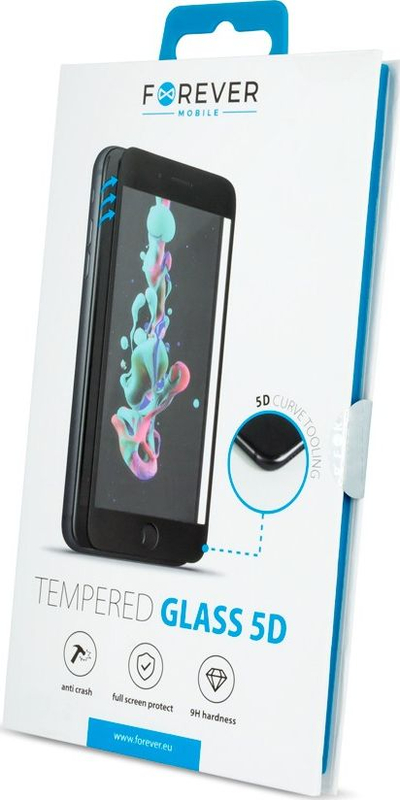 Qelq mbrojtës Forever 5D për Samsung A32 A32 5G, 9H, kornizë e zezë