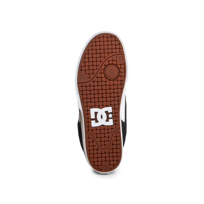 Патики за скејт DC Shoes, гумен ѓон, за мажи, црно-бели
