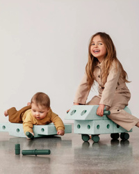 Set ndërtimi për fëmijë MODU Explorer, 15 krijime, Ocean Mint Forest Green