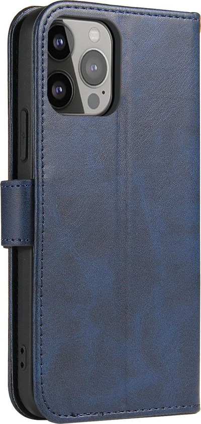 Këllëf magnetik tip libër për Xiaomi Mi 11i Poco F3, me qendrim, blu e errët