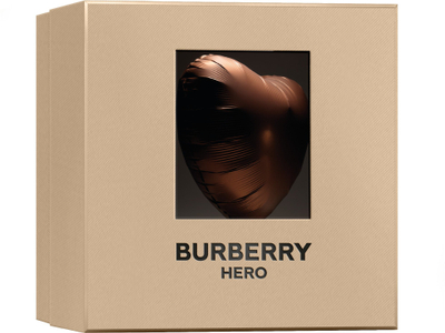 Set Burberry Hero Eau de Toilette, 50ml + xhel dushi, 75ml