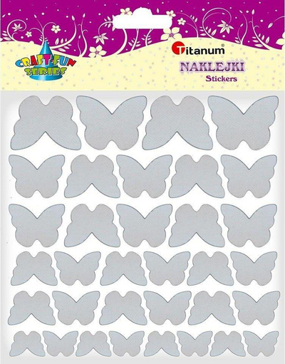 Ngjitëse dekorative Flutura, 34 copë