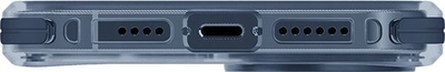 Mbrojtëse telefoni UNIQ Combat MagClick për iPhone 15 Pro Max, me MagSafe, Smoke Blue