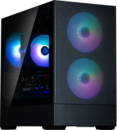 Kuti PC Zalman P30 Air, Mini Tower, RGB, e zezë