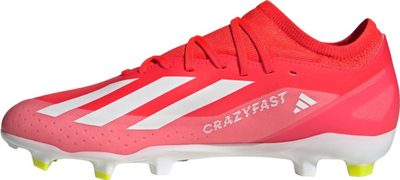 Këpucë futbolli Adidas X Crazyfast League M IE2377, fushë me bar natyral, për burra, të kuqe