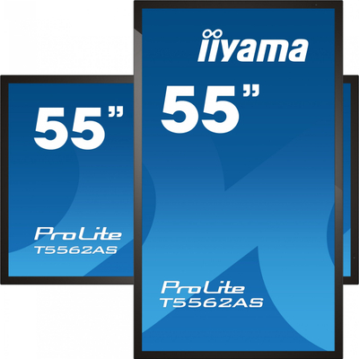 Ekran interaktiv Iiyama ProLite T5562AS B1, 55", 4K, i zi