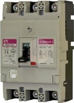 Ndërprerës automatik Eti-Polam ETIBREAK EB2S 250/3LF, 3P, 250A, 16kA