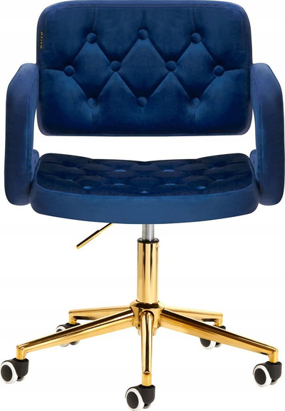 Karrige zyre Chair 4Rico QS OF213G me rrota, blu navy