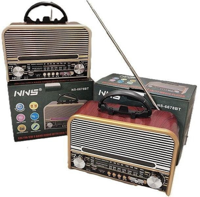 Kutia folëse portabile me radio, Bluetooth, USB, ngjyrë e përzier