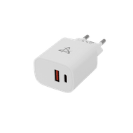 Kokë karikuese Sbox HC-693, USB-A, USB-C, Qualcom 3.0, PD, 20W, e bardhë