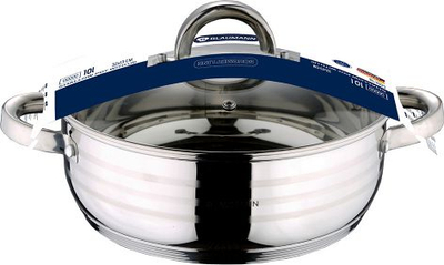 Пекарски сад/тенџере BLAUMANN Gourmet Line BL-1005, нерѓосувачки челик, 32 cm, сребрена