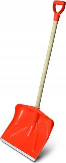 Lopatë bore Wide Snow Shovel, plastikë e qëndrueshme, dorezë alumini, e zezë