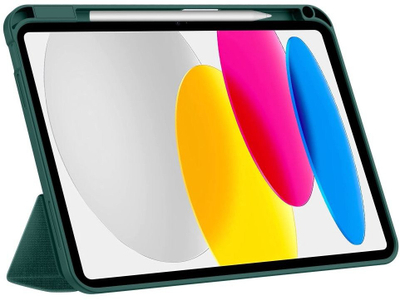 Куќиште Tech Protect SC Pen Canvas за iPad 10.9" 2022 и 11" 2024, со држач за молив на јаболко, зелена мов