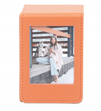 Kuti albumi për foto Fuji Instax Mini, format Instax Mini, dizajn kompakt, rozë