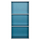 Raft muri Cubicon 38,5x23,5x80Hcm (HM9941.05), kaltër/ bardhë