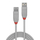 Kabllo USB Lindy USB A në USB A, 3 m, USB 2.0, gri