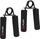 Kapëse dore Pure2Improve Hand Grip Trainer, 65 kg rezistencë, set me 2 copë, ngjyrë e zezë